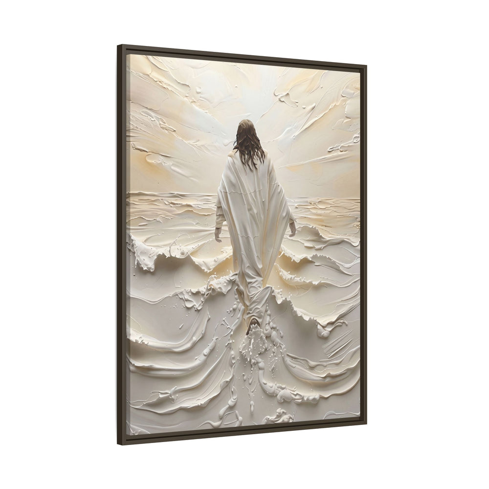 Christ Upon the Waves – Framed Canvas