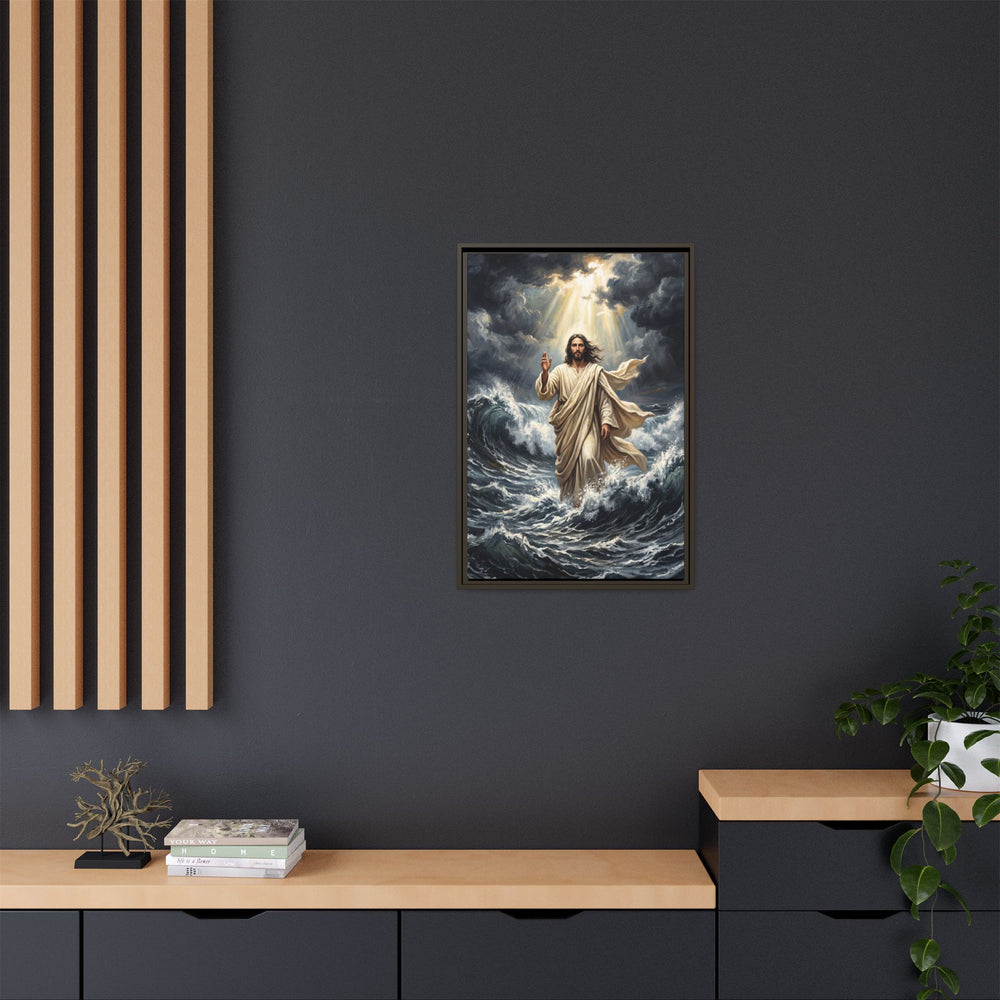 Master of the Storm – Framed Canvas