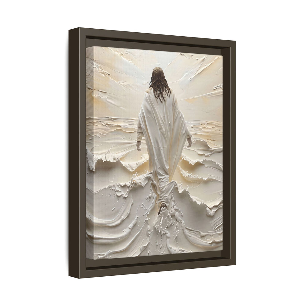 Christ Upon the Waves – Framed Canvas