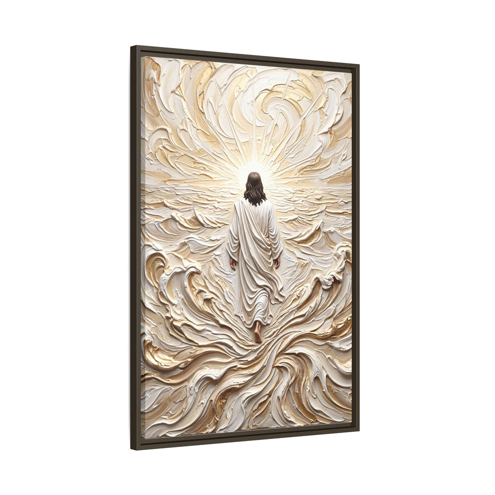 Surrendered in Prayer – Framed Canvas