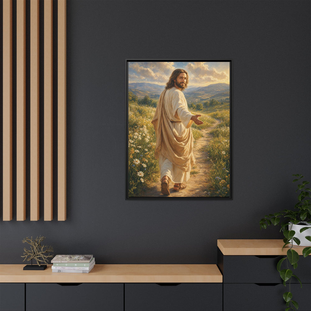 The Good Shepherd – Framed Canvas
