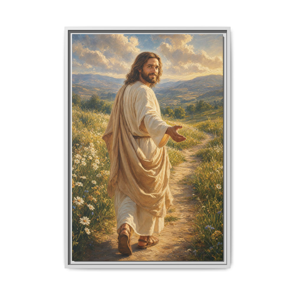The Good Shepherd – Framed Canvas