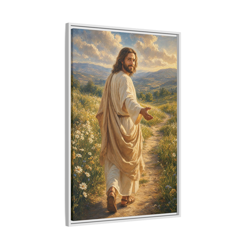 The Good Shepherd – Framed Canvas
