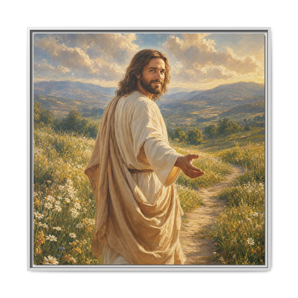 The Good Shepherd – Framed Canvas