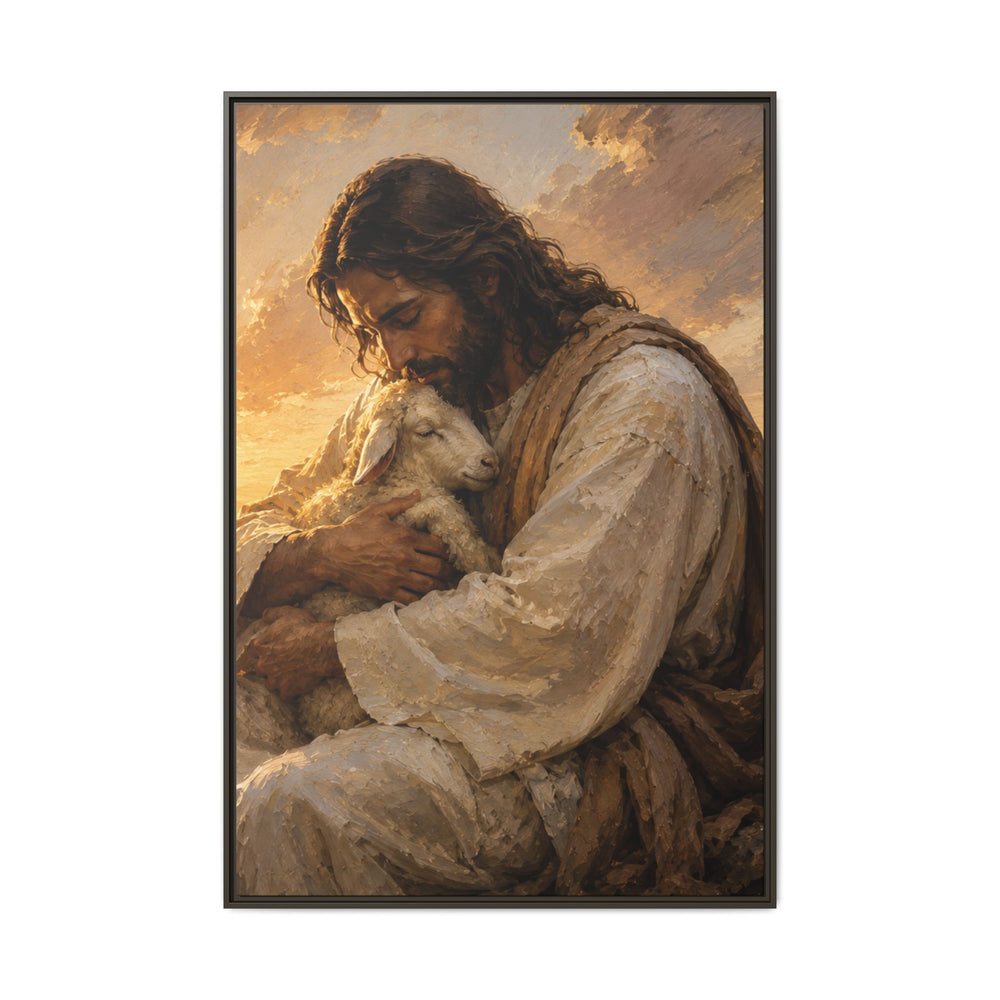 Comfort in His Presence – Framed Canvas