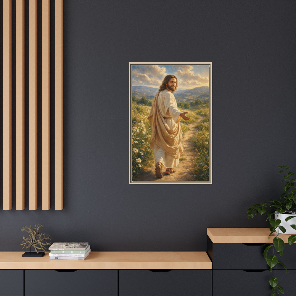 The Good Shepherd – Framed Canvas