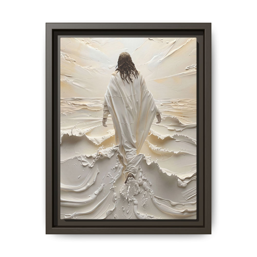 Christ Upon the Waves – Framed Canvas