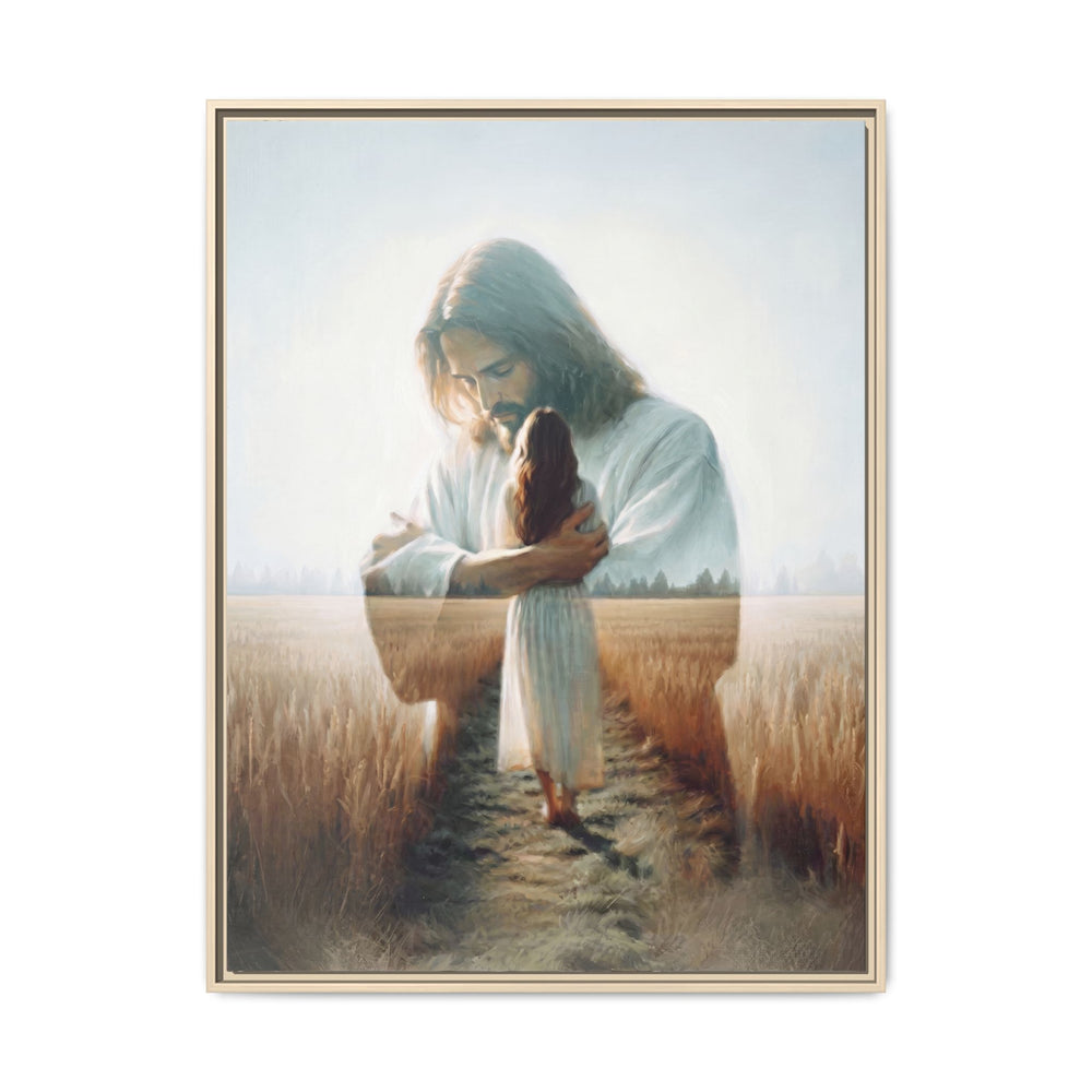 Peace, Be Still – Framed Canvas