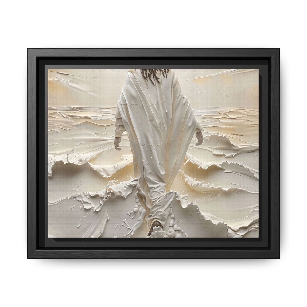 Christ Upon the Waves – Framed Canvas