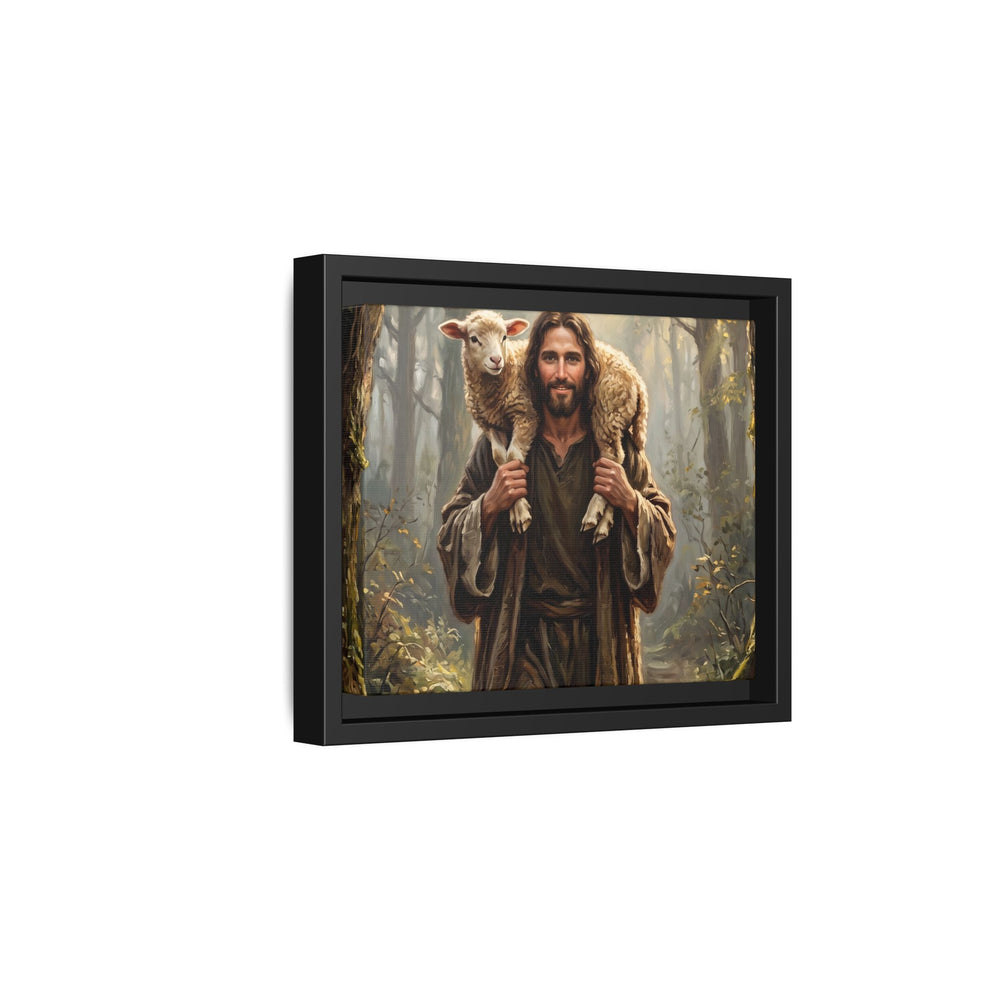 Jesus and the Child – Framed Canvas