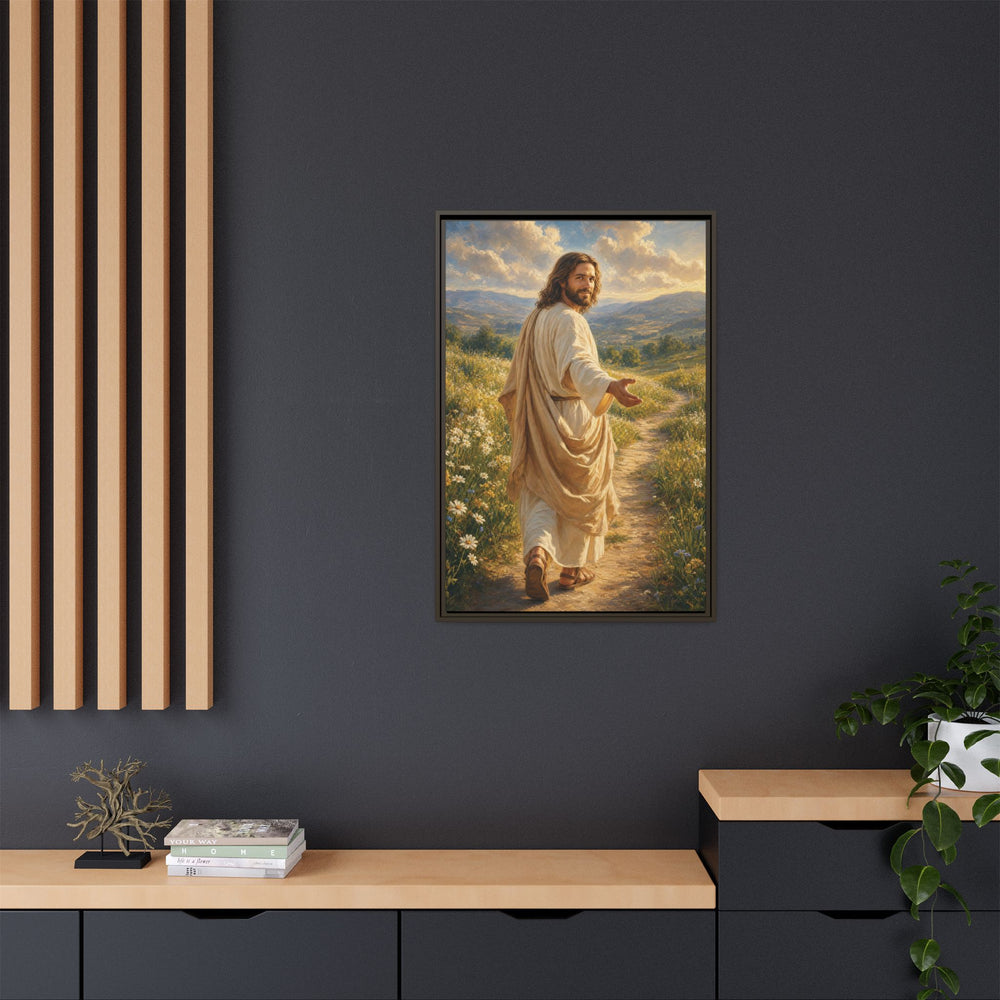 The Good Shepherd – Framed Canvas