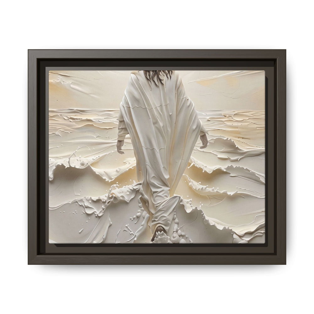 Christ Upon the Waves – Framed Canvas