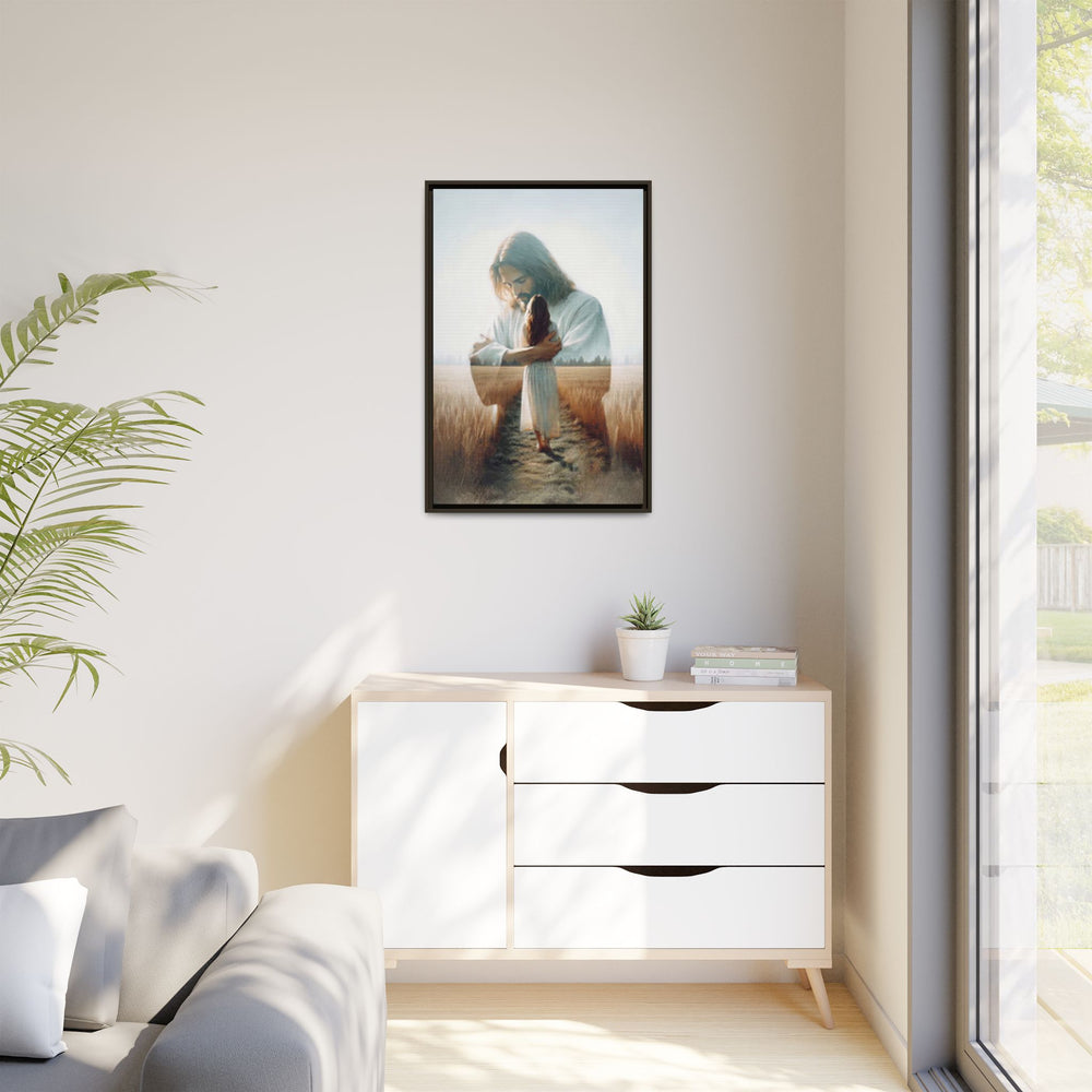 Peace, Be Still – Framed Canvas
