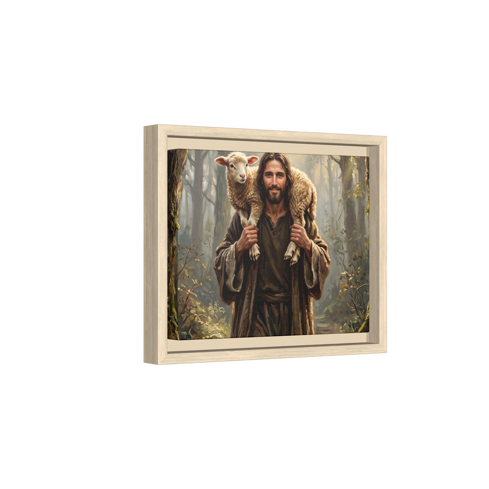 Jesus and the Child – Framed Canvas
