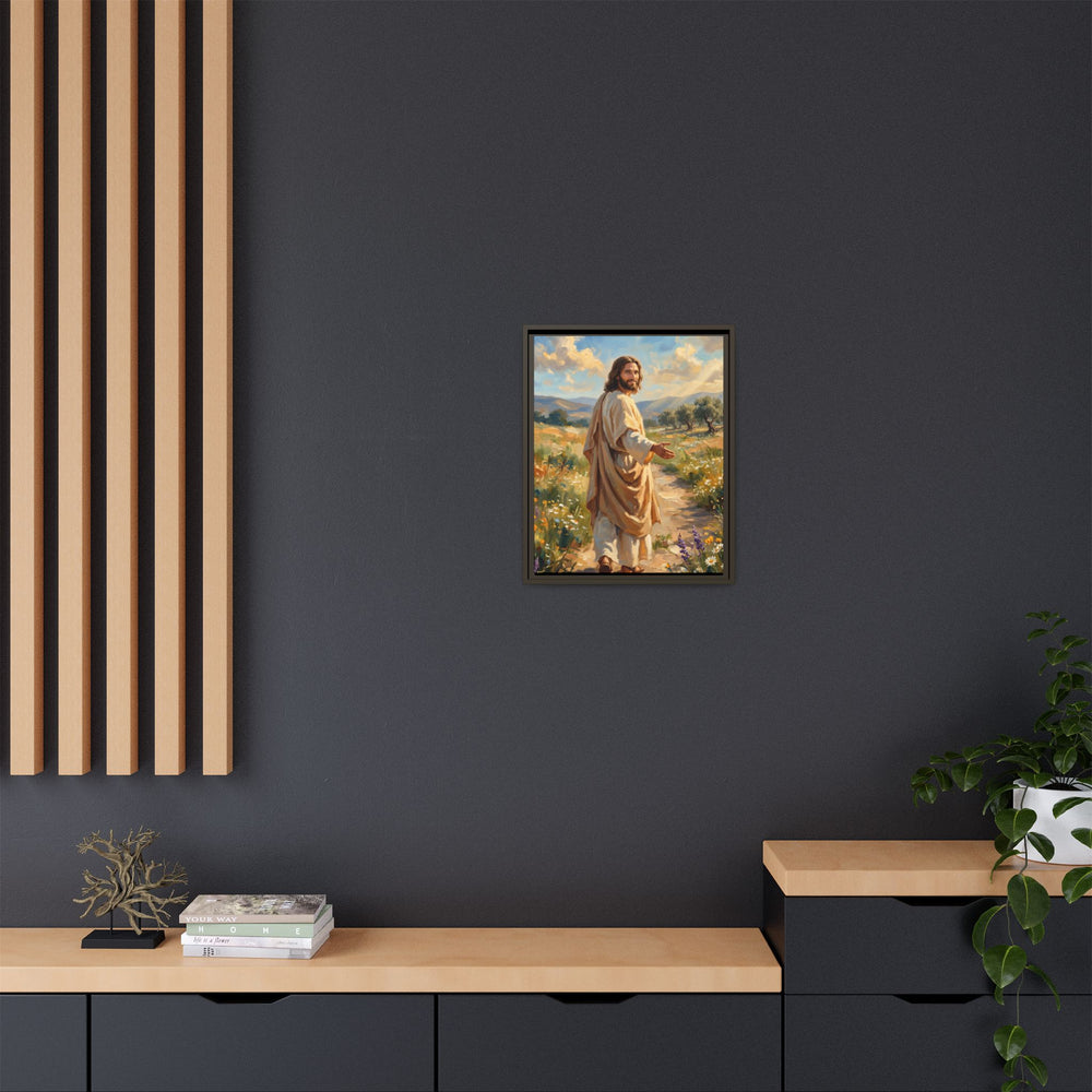 Running to Jesus – Framed Canvas