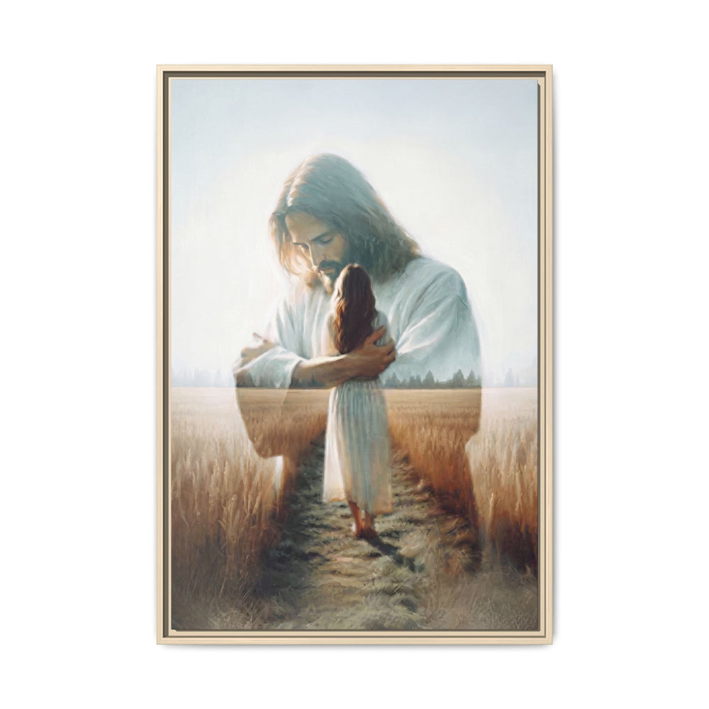 Peace, Be Still – Framed Canvas