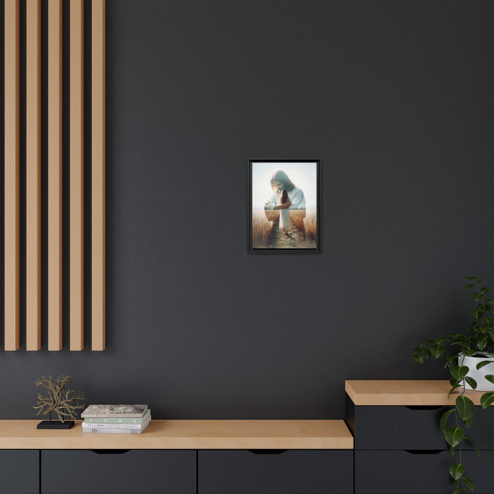 Peace, Be Still – Framed Canvas