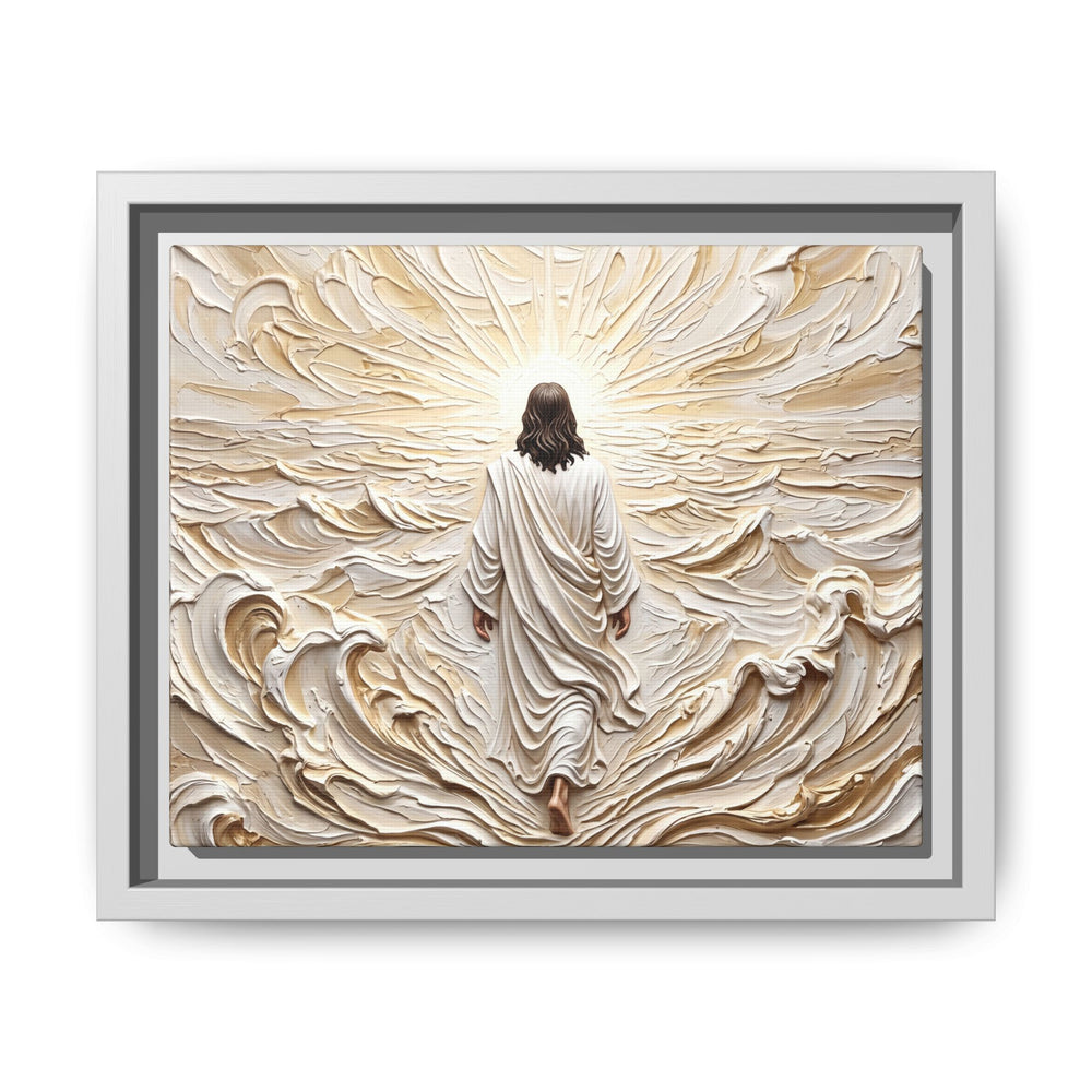 Surrendered in Prayer – Framed Canvas