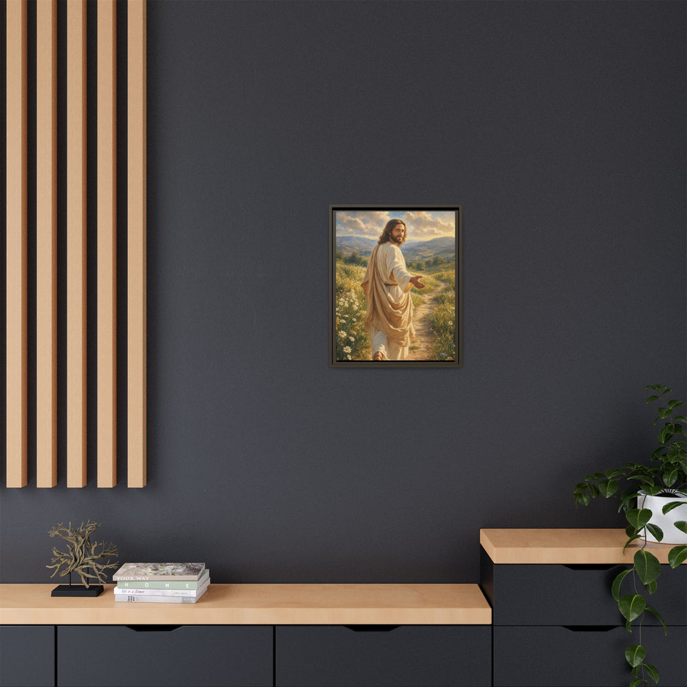 The Good Shepherd – Framed Canvas