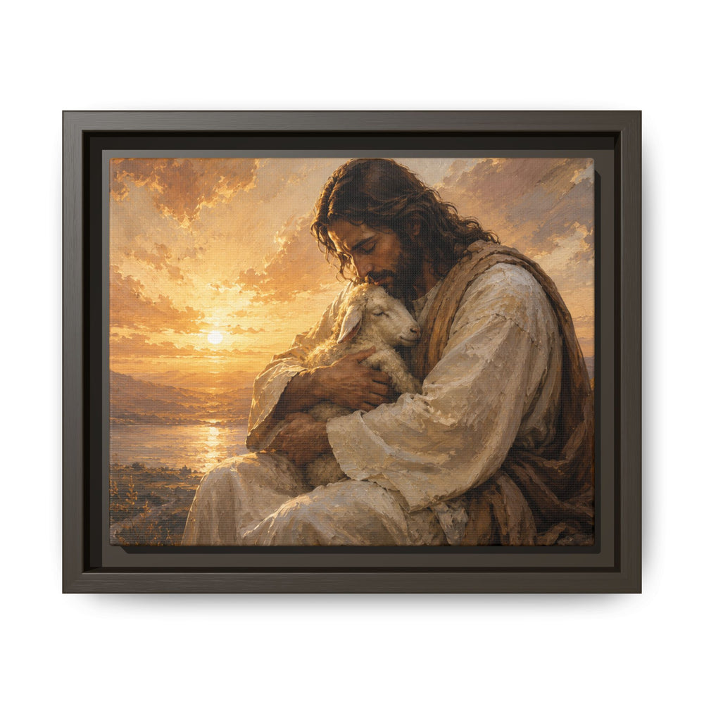 Comfort in His Presence – Framed Canvas