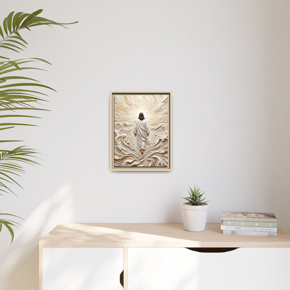 Surrendered in Prayer – Framed Canvas