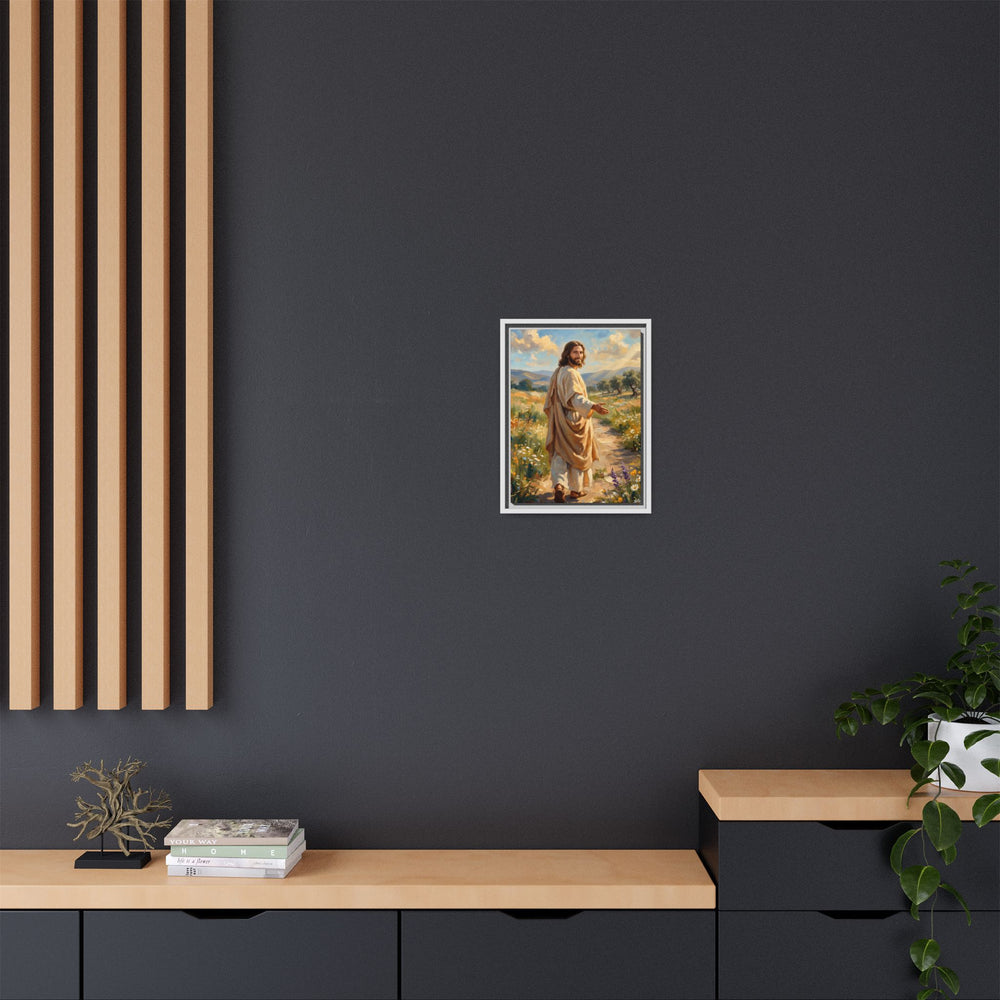 Running to Jesus – Framed Canvas