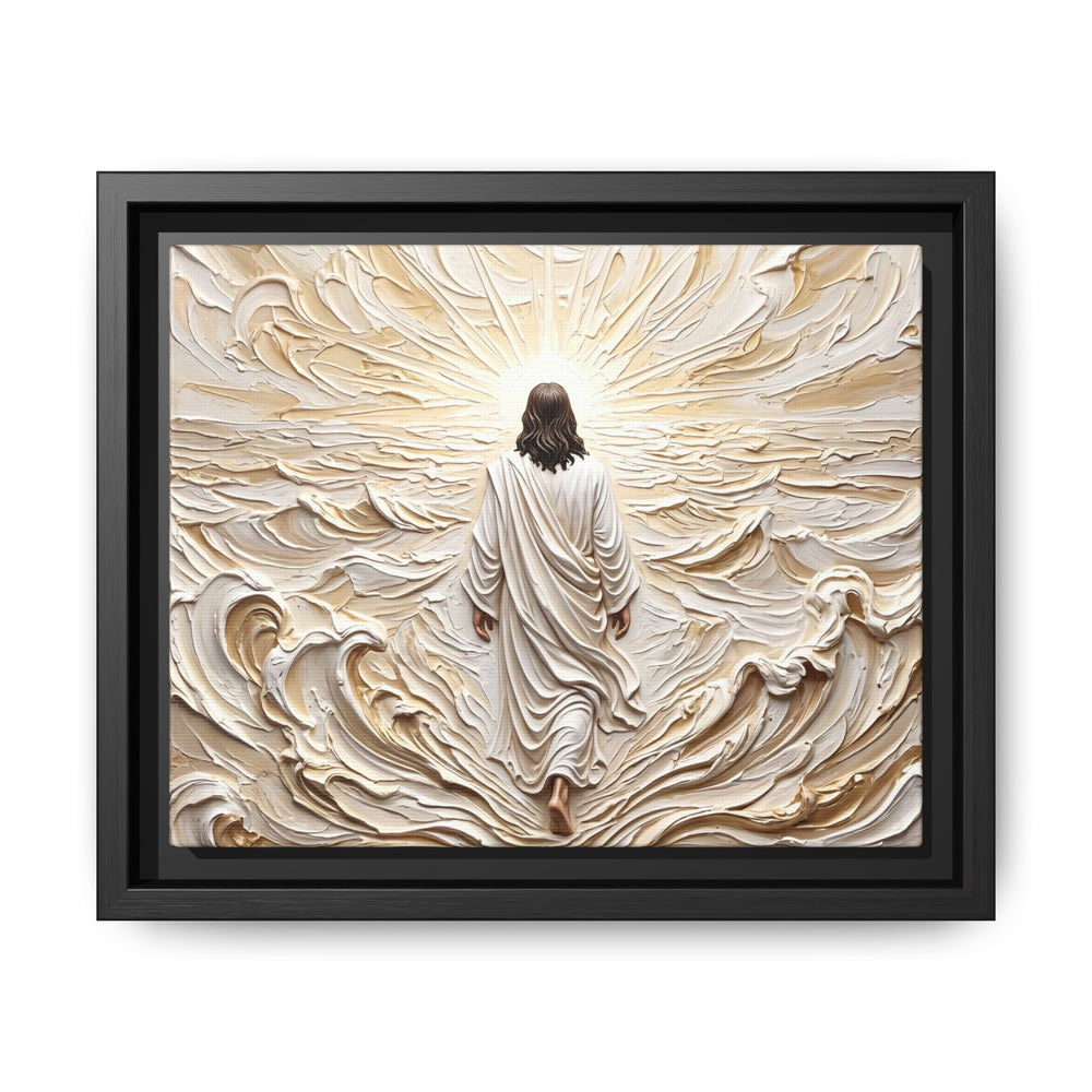 Surrendered in Prayer – Framed Canvas