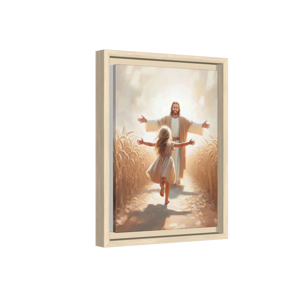 With Open Arms – Framed Canvas