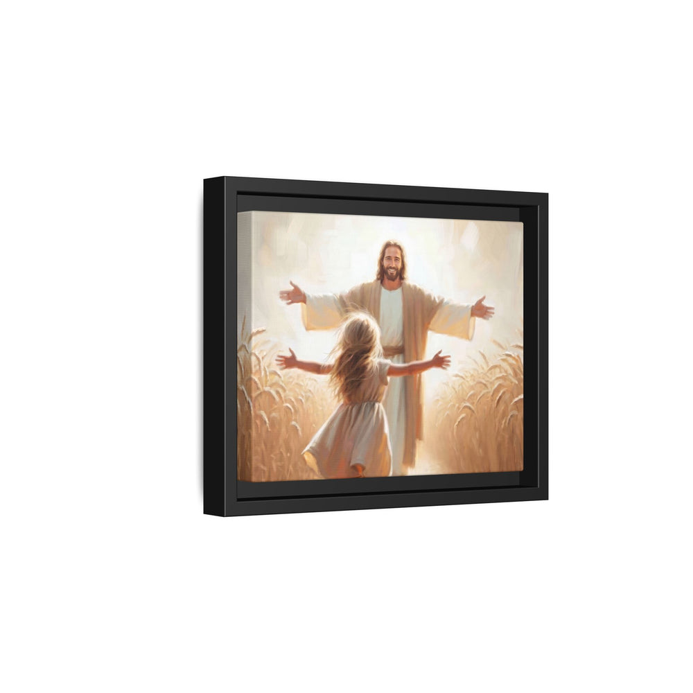 With Open Arms – Framed Canvas