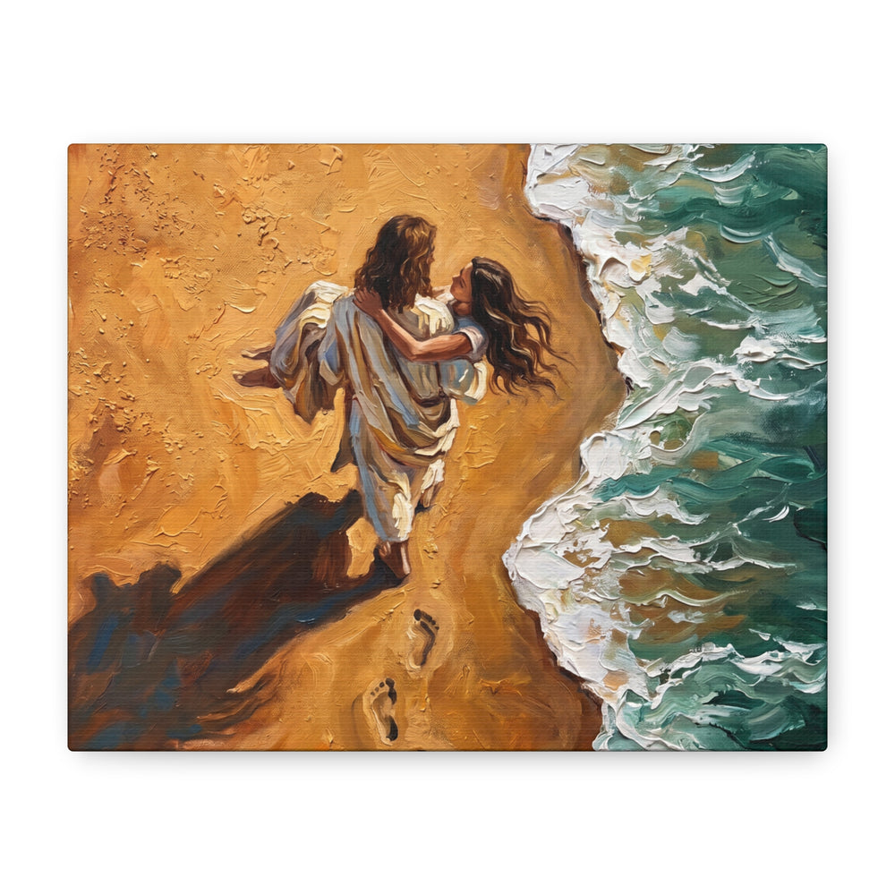 Carried in His Arms – Canvas