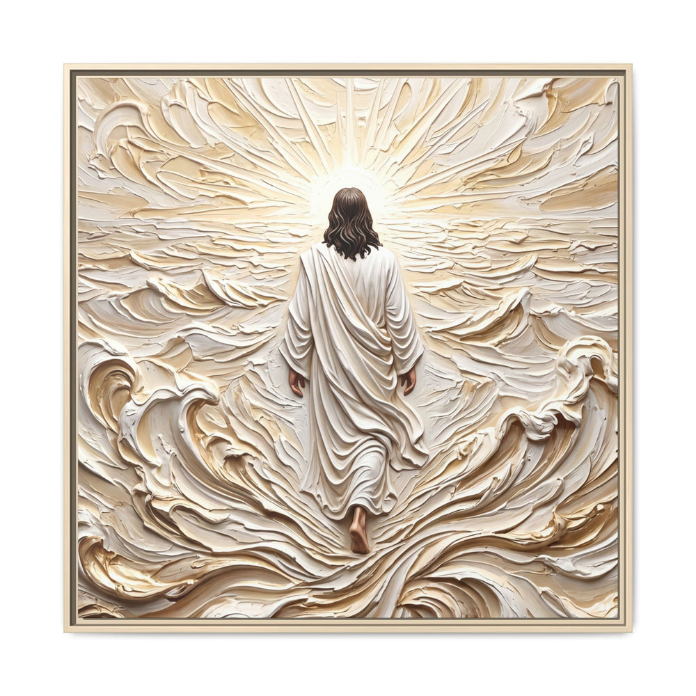 Surrendered in Prayer – Framed Canvas