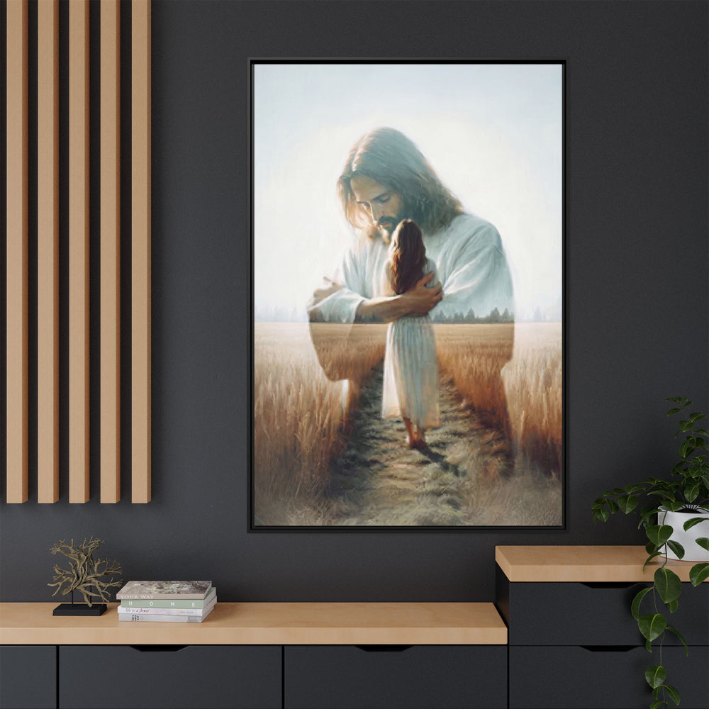 Peace, Be Still – Framed Canvas
