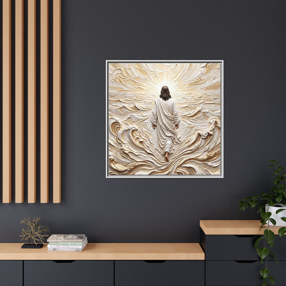 Surrendered in Prayer – Framed Canvas