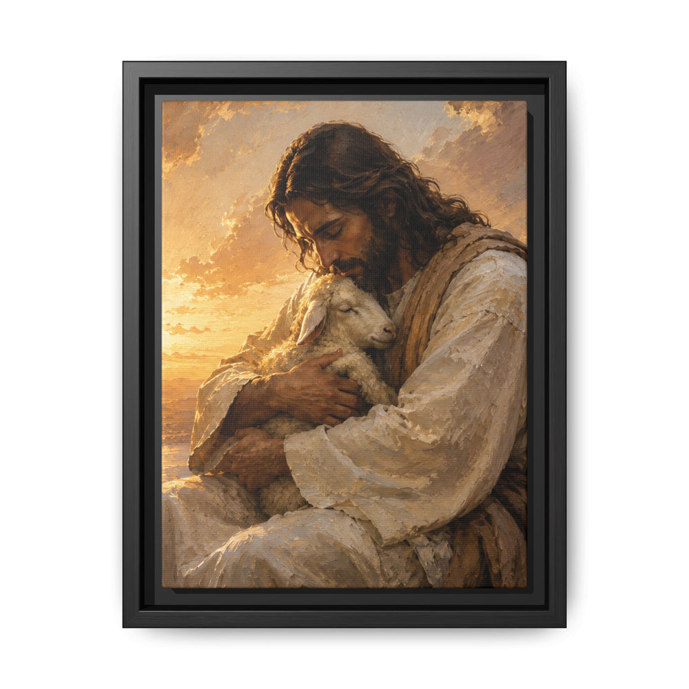 Comfort in His Presence – Framed Canvas