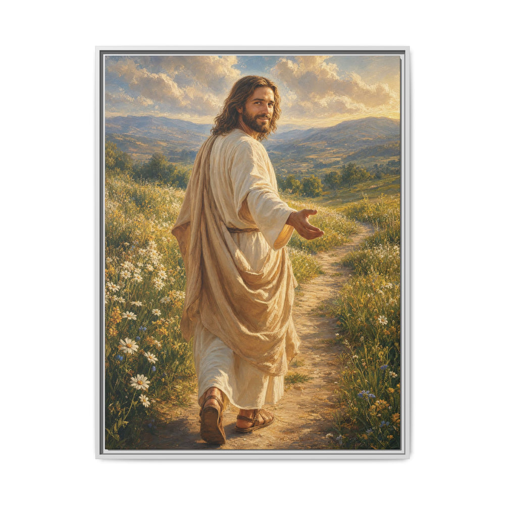 The Good Shepherd – Framed Canvas