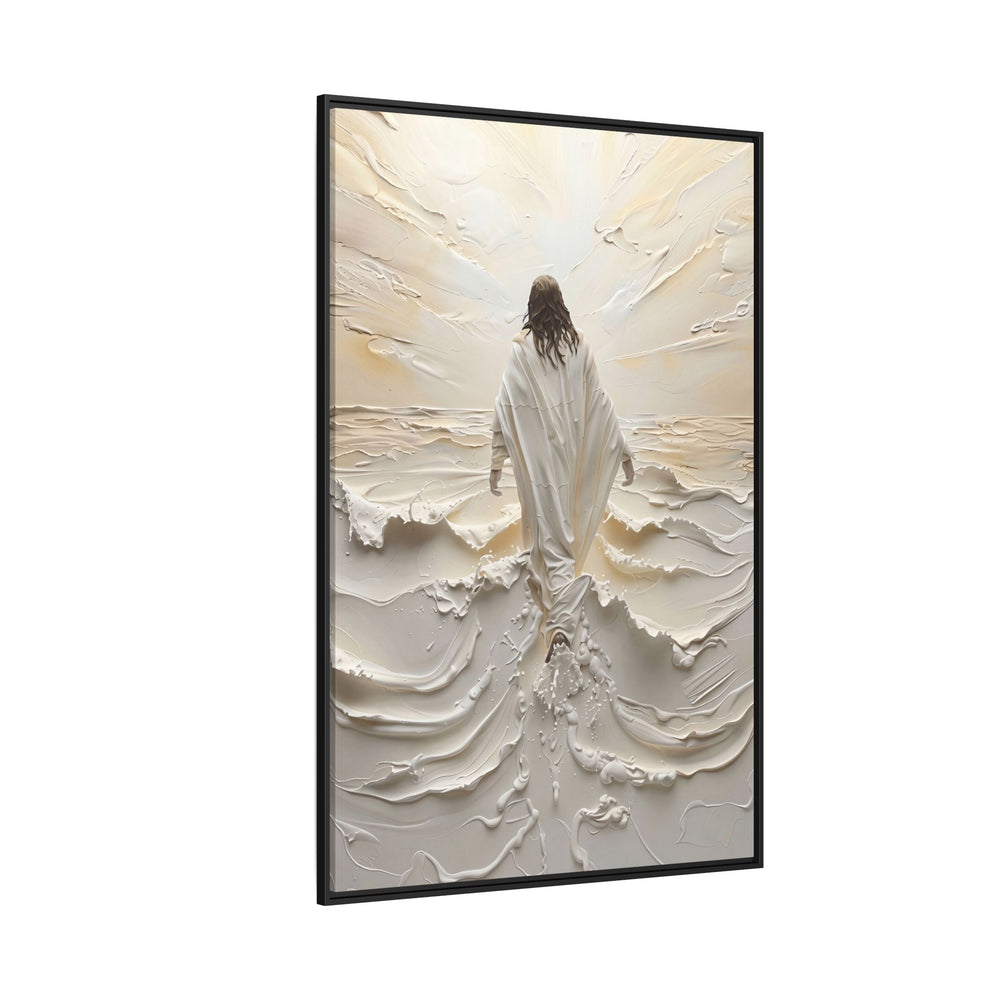 Christ Upon the Waves – Framed Canvas