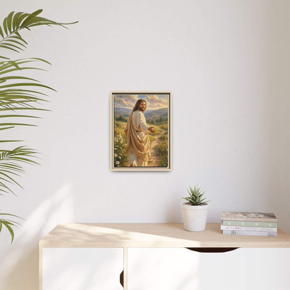The Good Shepherd – Framed Canvas