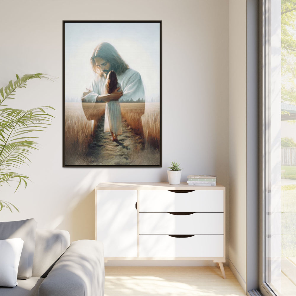 Peace, Be Still – Framed Canvas