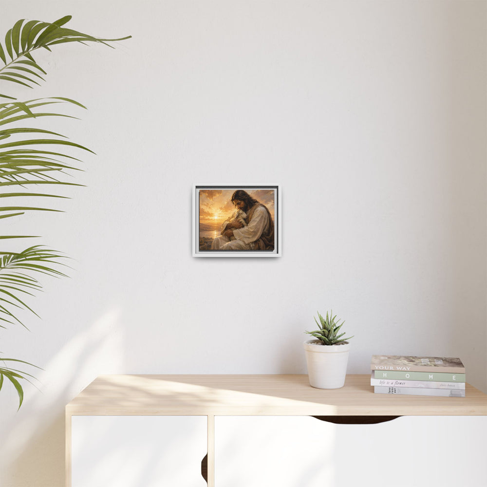 Comfort in His Presence – Framed Canvas