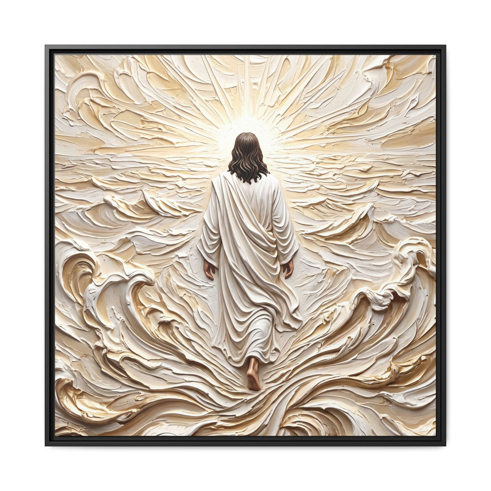 Surrendered in Prayer – Framed Canvas