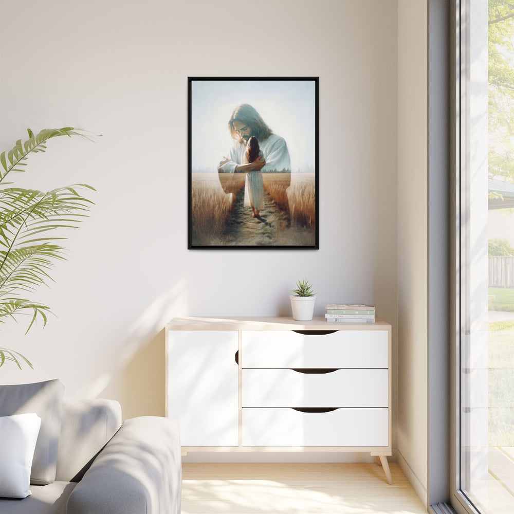 Peace, Be Still – Framed Canvas