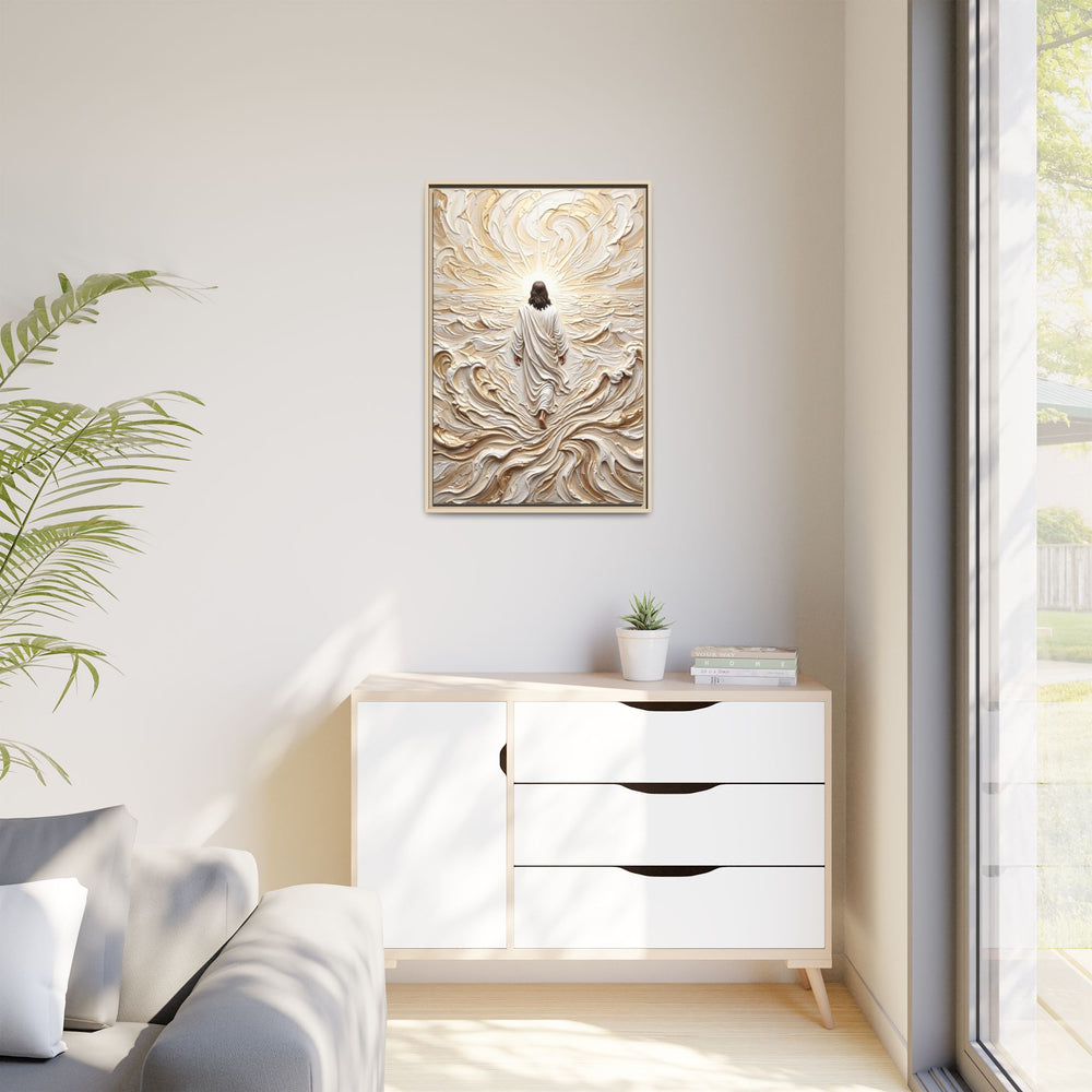 Surrendered in Prayer – Framed Canvas
