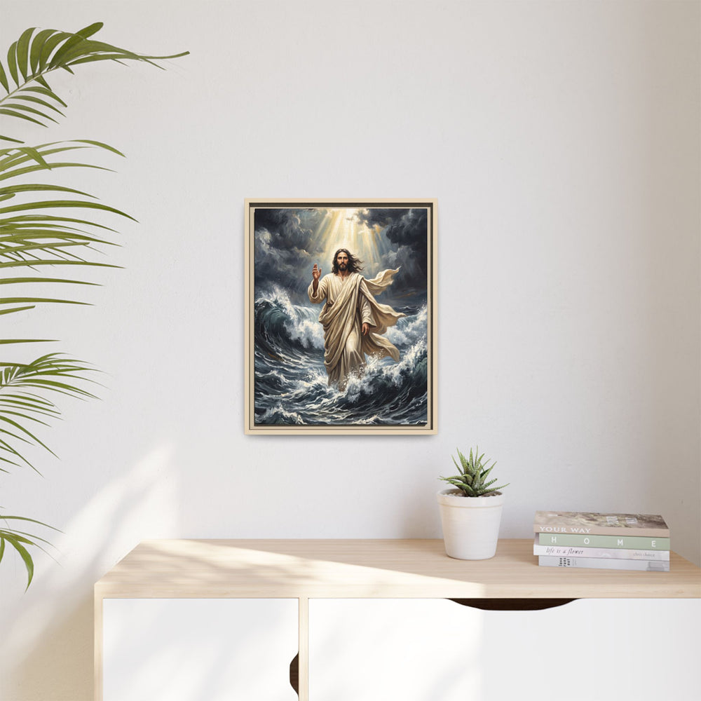 Master of the Storm – Framed Canvas