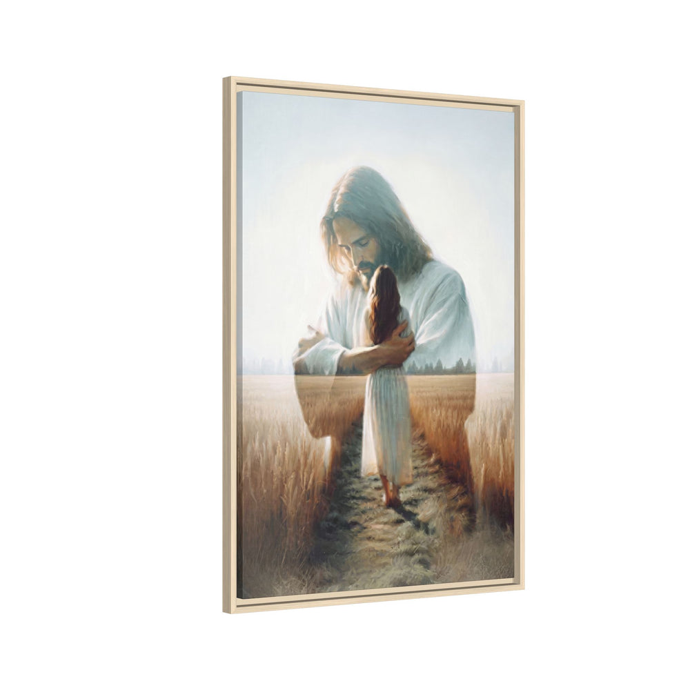 Peace, Be Still – Framed Canvas