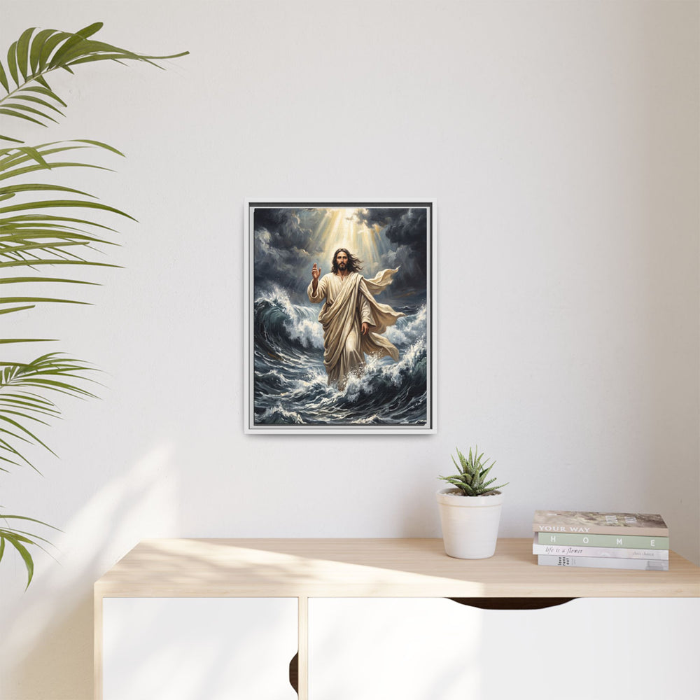 Master of the Storm – Framed Canvas