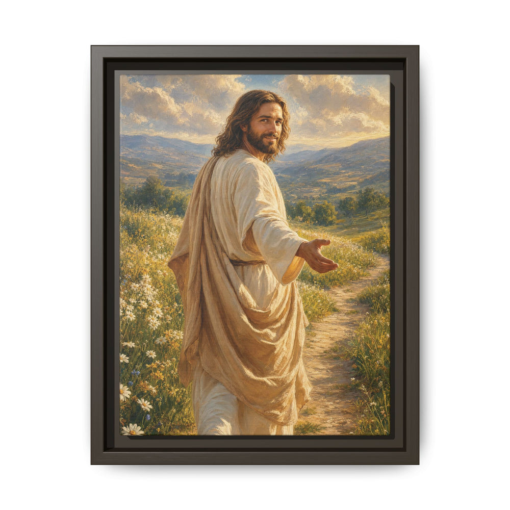 The Good Shepherd – Framed Canvas