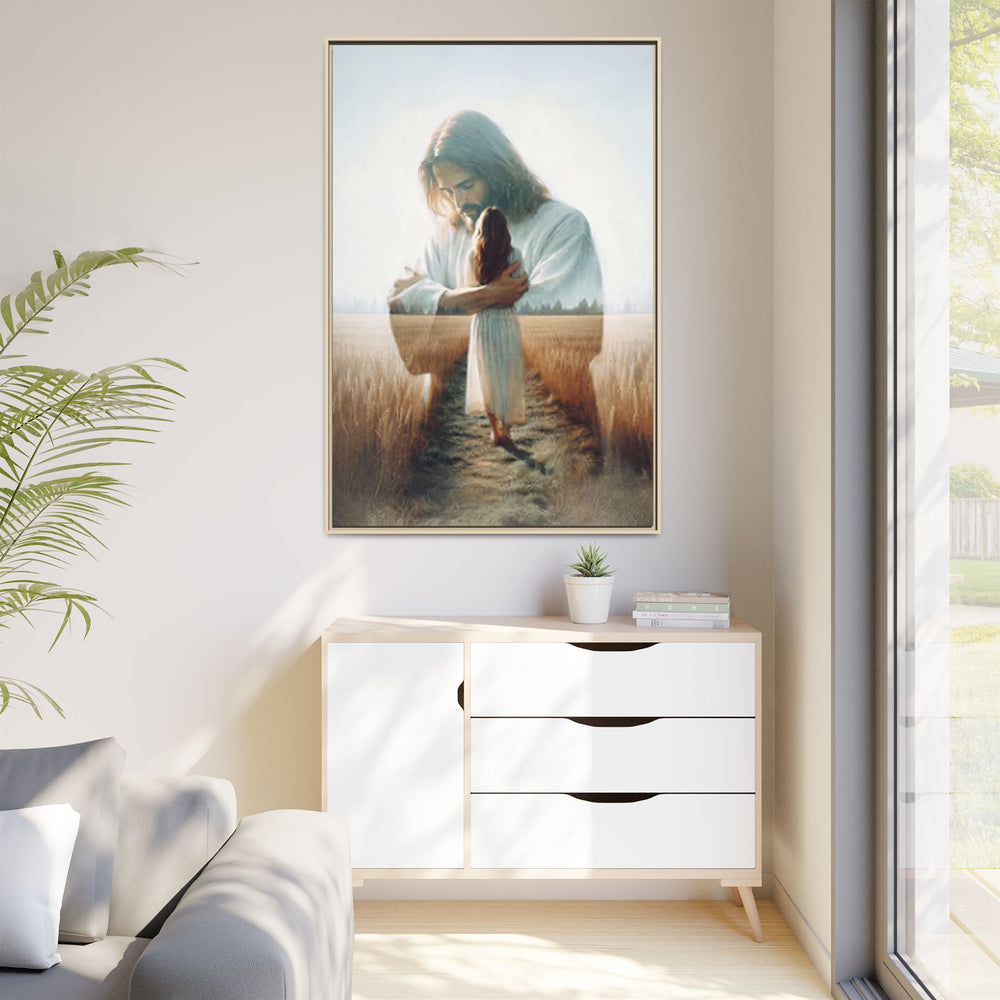 Peace, Be Still – Framed Canvas