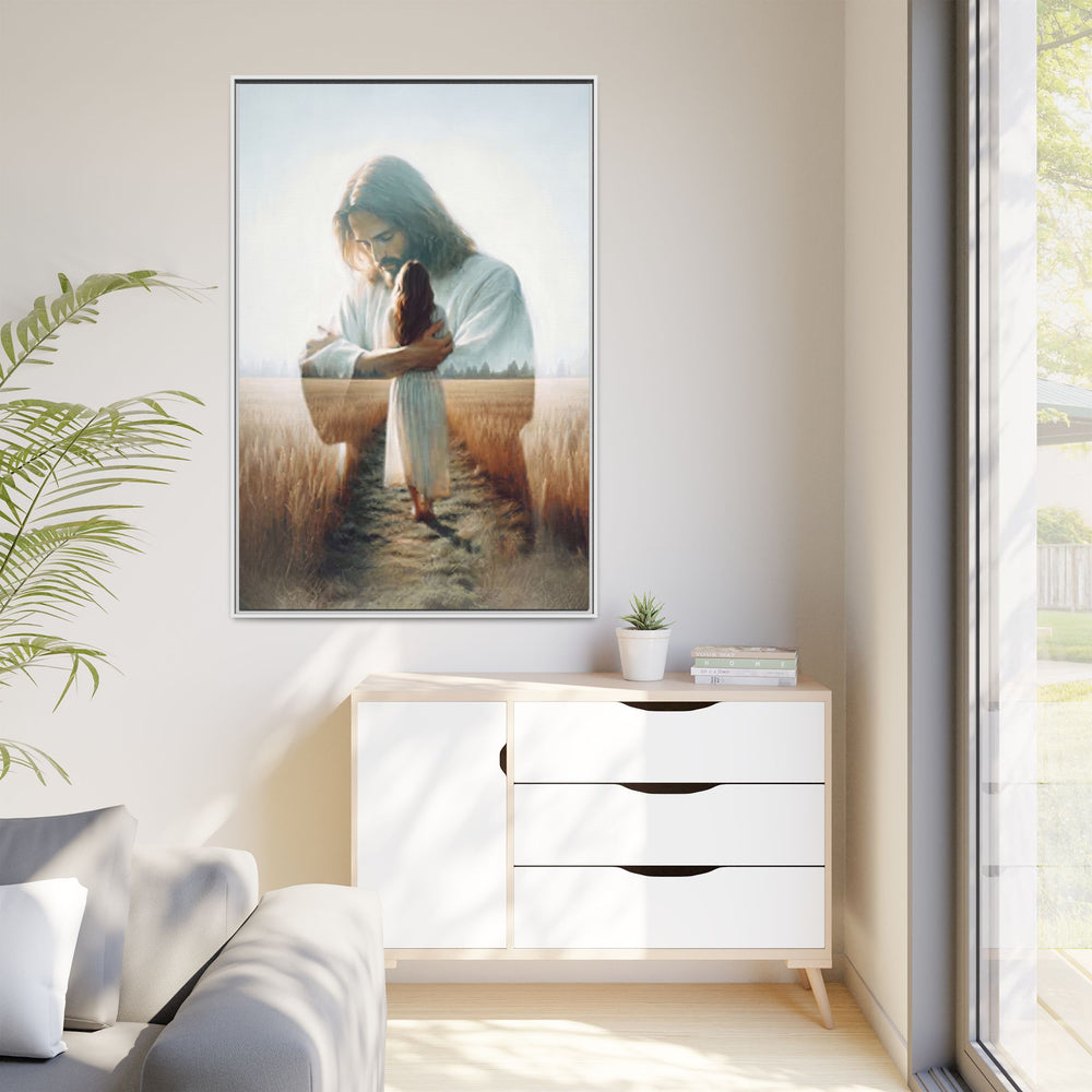 Peace, Be Still – Framed Canvas