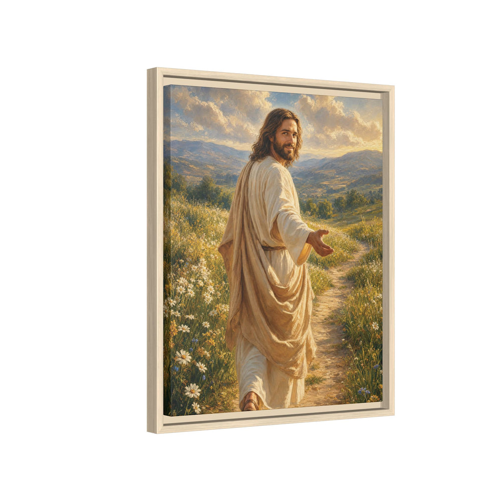 The Good Shepherd – Framed Canvas