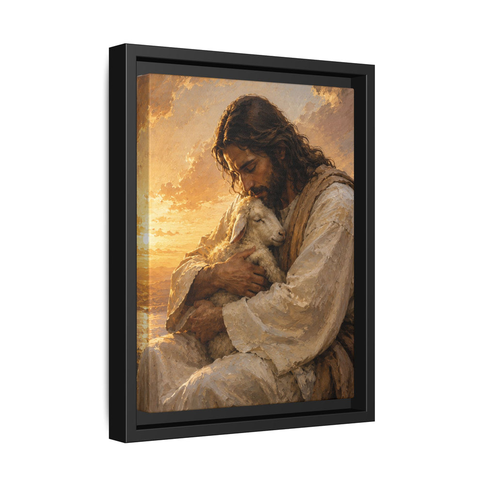 Comfort in His Presence – Framed Canvas